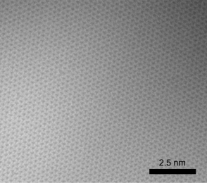 Typical TEM Image of ACS Material Monolayer hBN