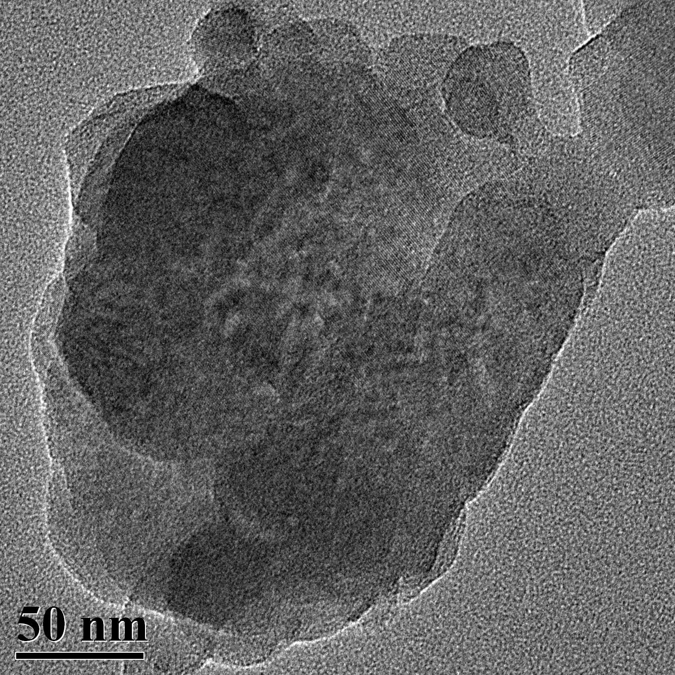 Typical TEM Image of ACS Material Fullerene C60 (Type B)